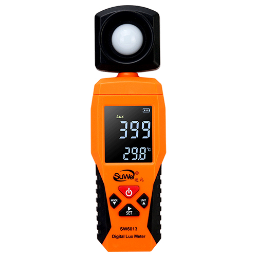 速为SW6013高精度数字照度仪照度计流明表数显光度亮度测光测量仪 温度测量