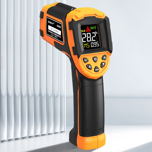 SW908速为红外线测温仪检测测量温度计高精度工业烘焙测油温测温枪测试
